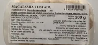 Macadamia tostada