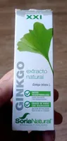 Ginkgo extracto natural