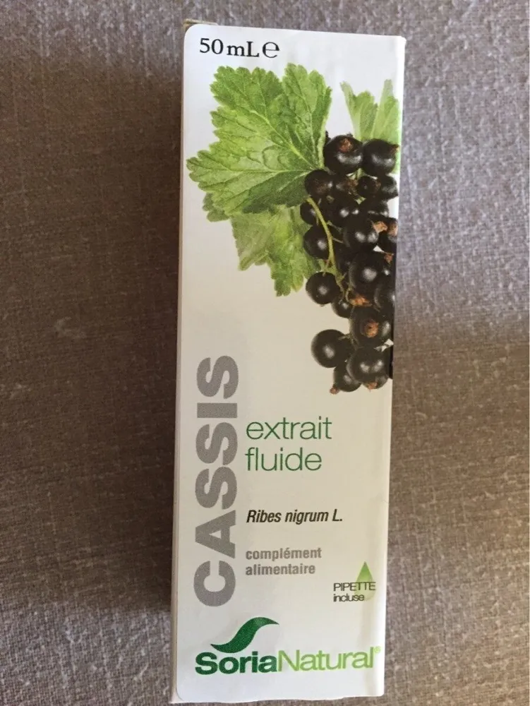 Cassis extrait fluide