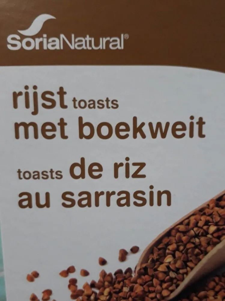 Toasts de riz au sarrazin