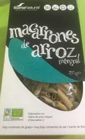 Macarrones de arroz integral