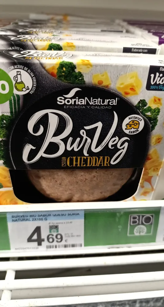 BURVEG BIO SABOR QUESO SORIA NATURAL 2X100 G