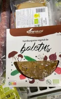 Hamburguesa vegetal de boletus