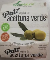 Paté vegetal de aceituna verda