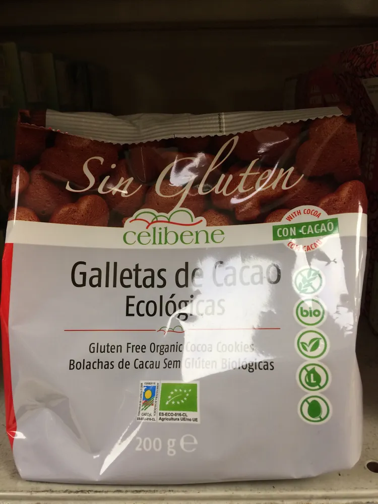 Galletas de cacao ecológicas