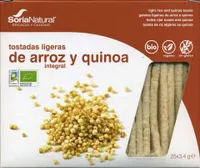 Tostadas ligeras de arroz y quinoa