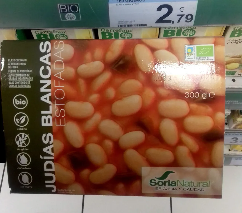 Judías blancas estofadas
