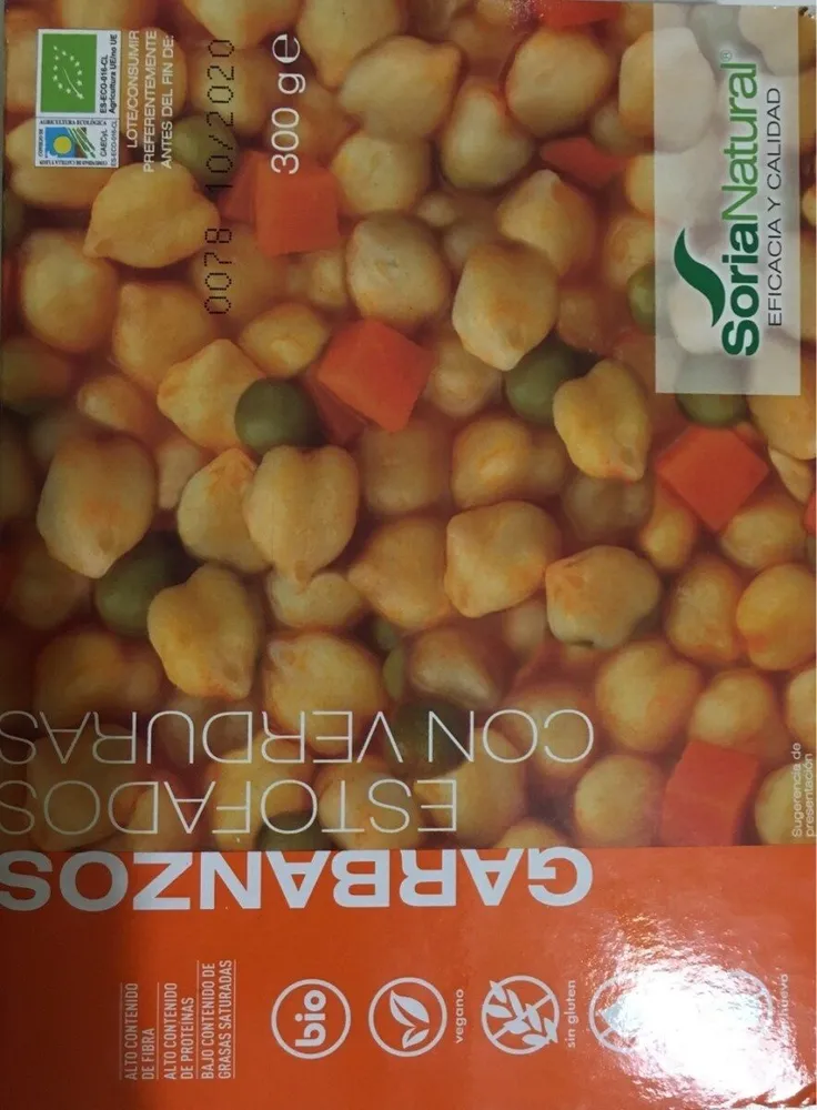 Garbanzos Estofados con Verduras