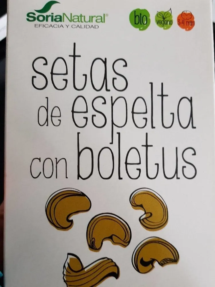 Setas de espelta con boletus