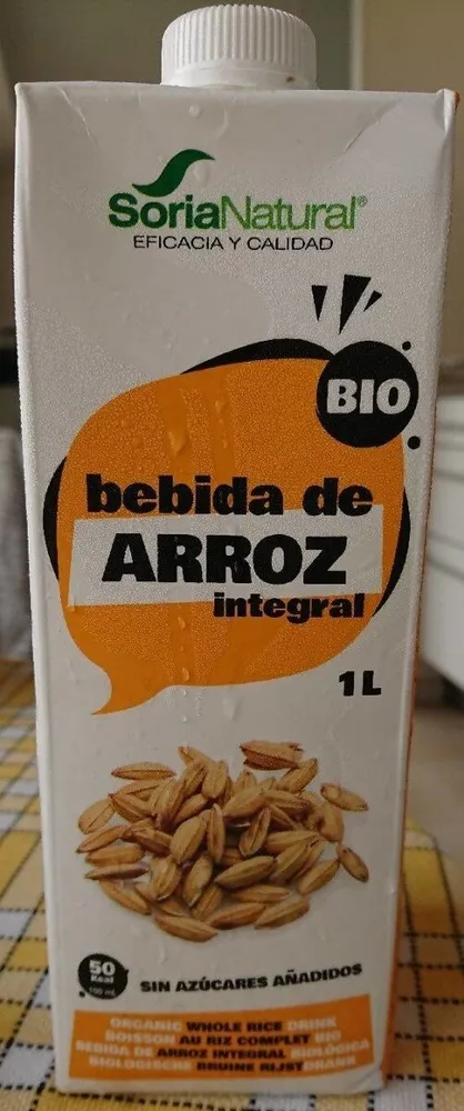 Bebida de arroz integral