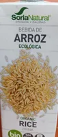 Bebida de arroz ecológica