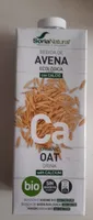Bebida de avena ecológica con calcio