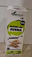 Bebida de avena calcio