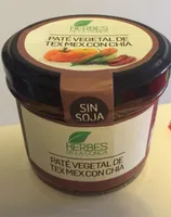 Paté vegetal de tex mex con chia