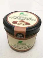 Paté vegetal de shitake con agar agar