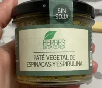 Paté vegetal de espinacas y espirulina