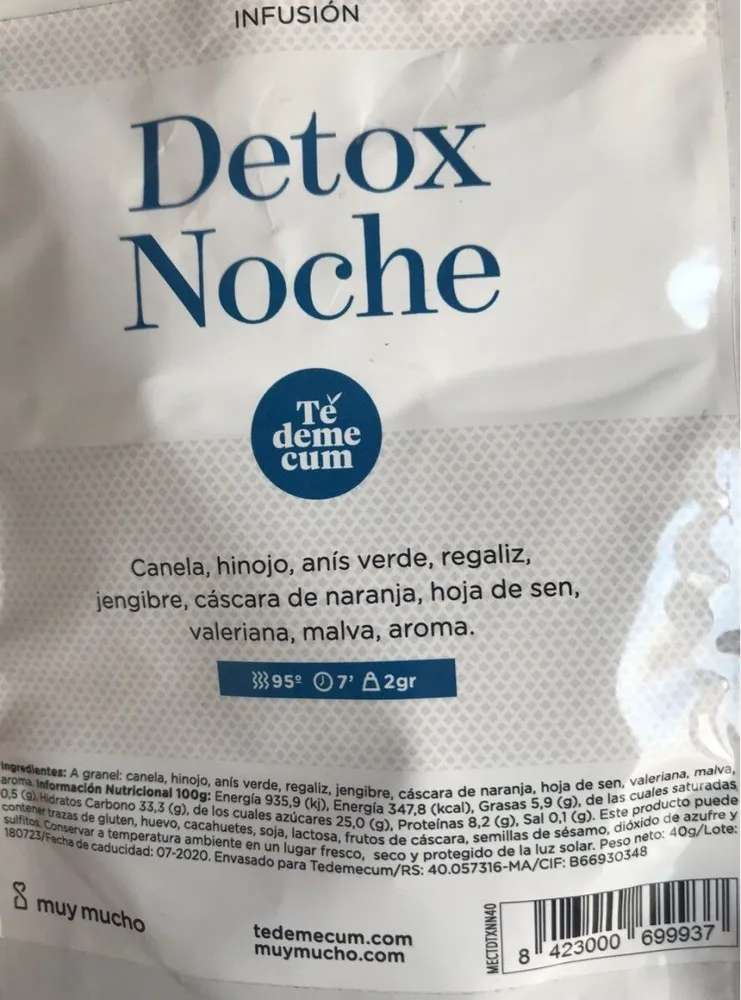 Infusión Detox Noche