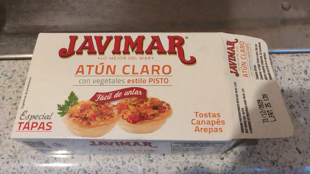 Atún claro con vegetales estilo pisto