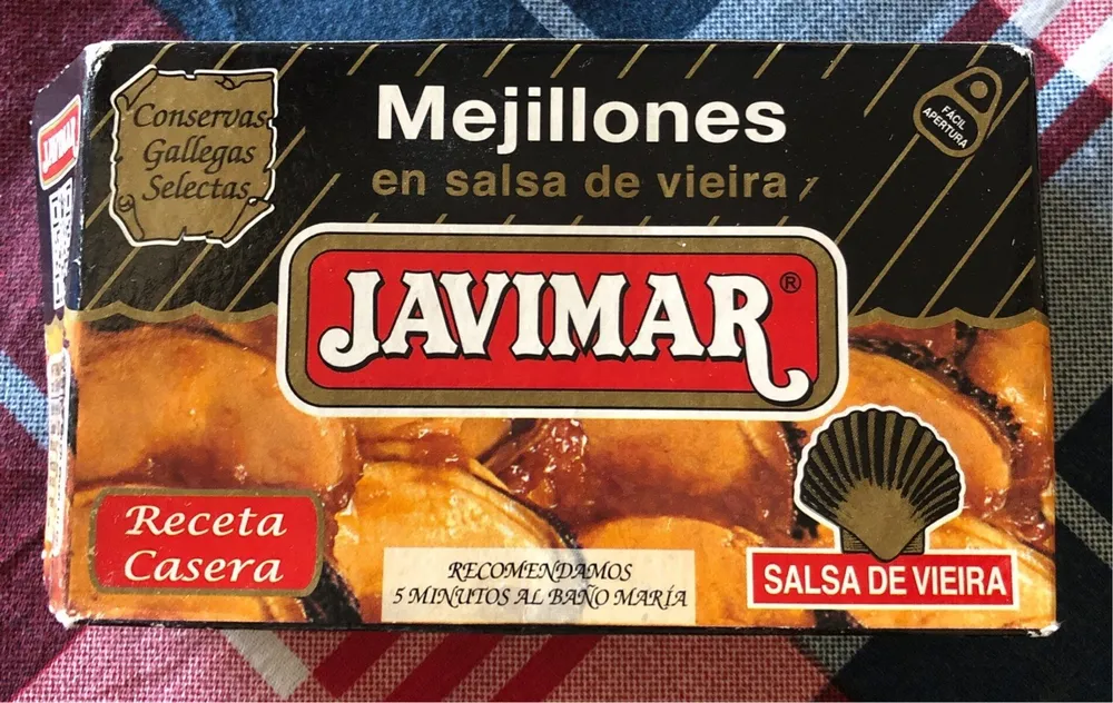 Mejillones en salsa de vieira