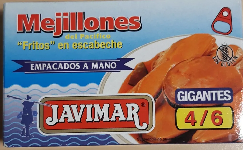 Mejillones "fritos" en escabeche