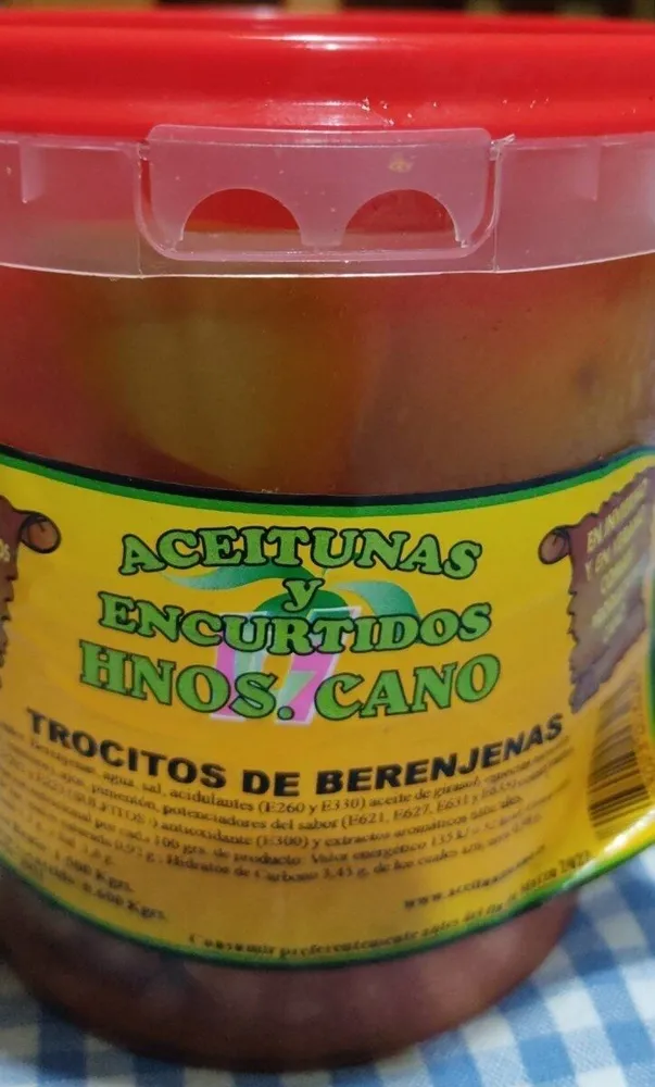 Trocitos de berenjena