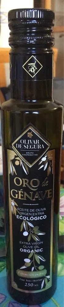 Aceite extra virgen olivar de segura ecologico
