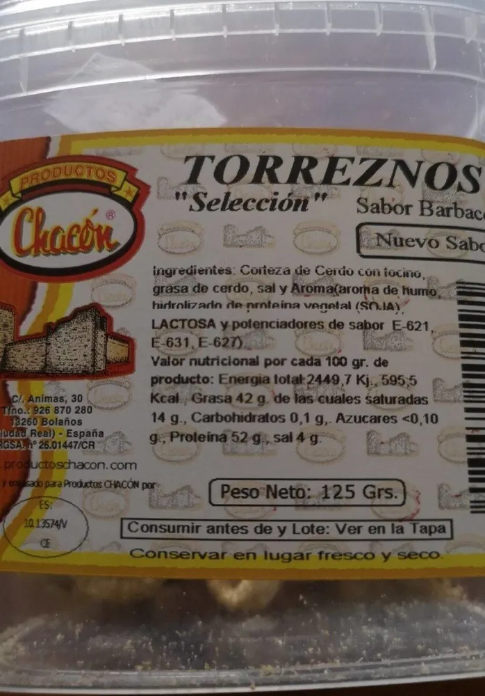Torreznos "seleccion" Sabor barbacoa