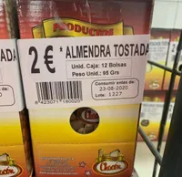 Almendra tostada