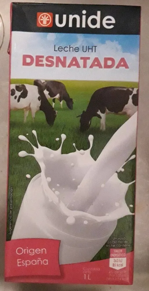Leche desnatada