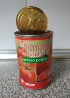 Tomate natural entero pelado