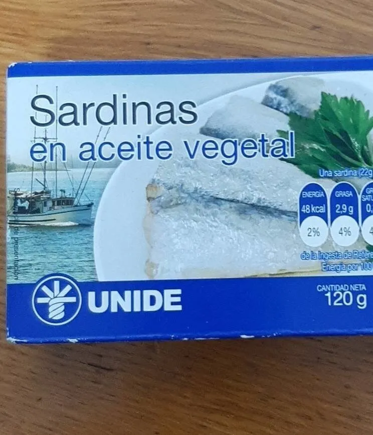 Sardinas en aceite vegetal
