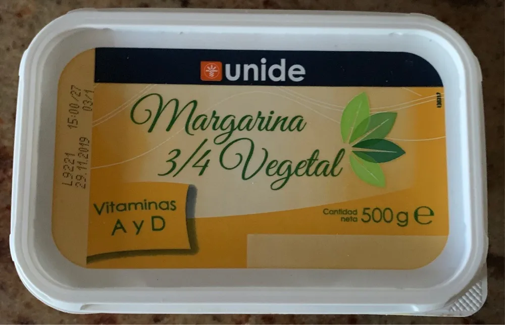 Margarina 3/4 Vegetal