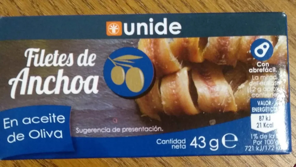 Filetes de anchoa