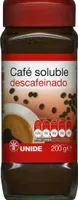 Café soluble descafeinado