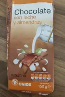 Chocolate con leche y almendras