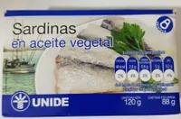 Sardinas en Aceite Vegetal