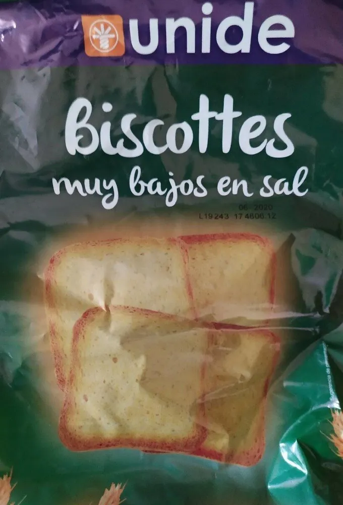 Biscottes (bajos en sal)