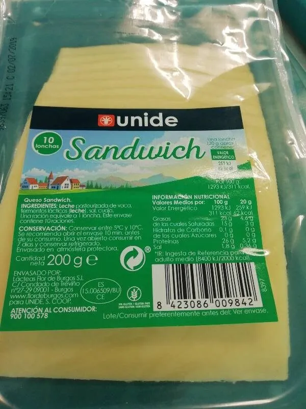 Queso sandwich