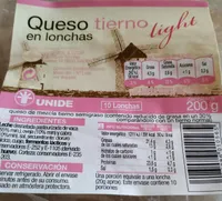 Queso en lonchas tierno light