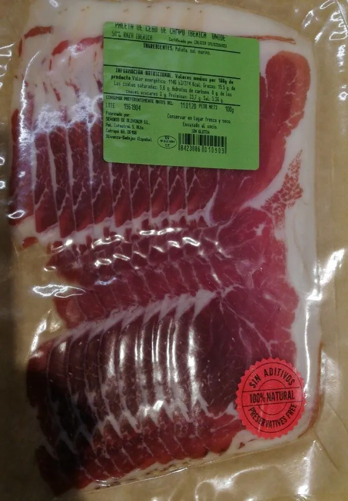 Paleta cebo de campo ibérica