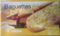 Baguettes cuatro quesos