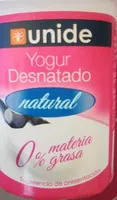 Yogur desnatado natural 0% materia grasa