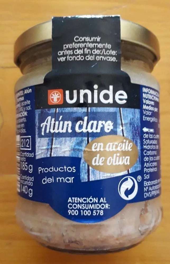 Atún claro en aceite de oliva