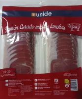 Jamón curado medias lonchas