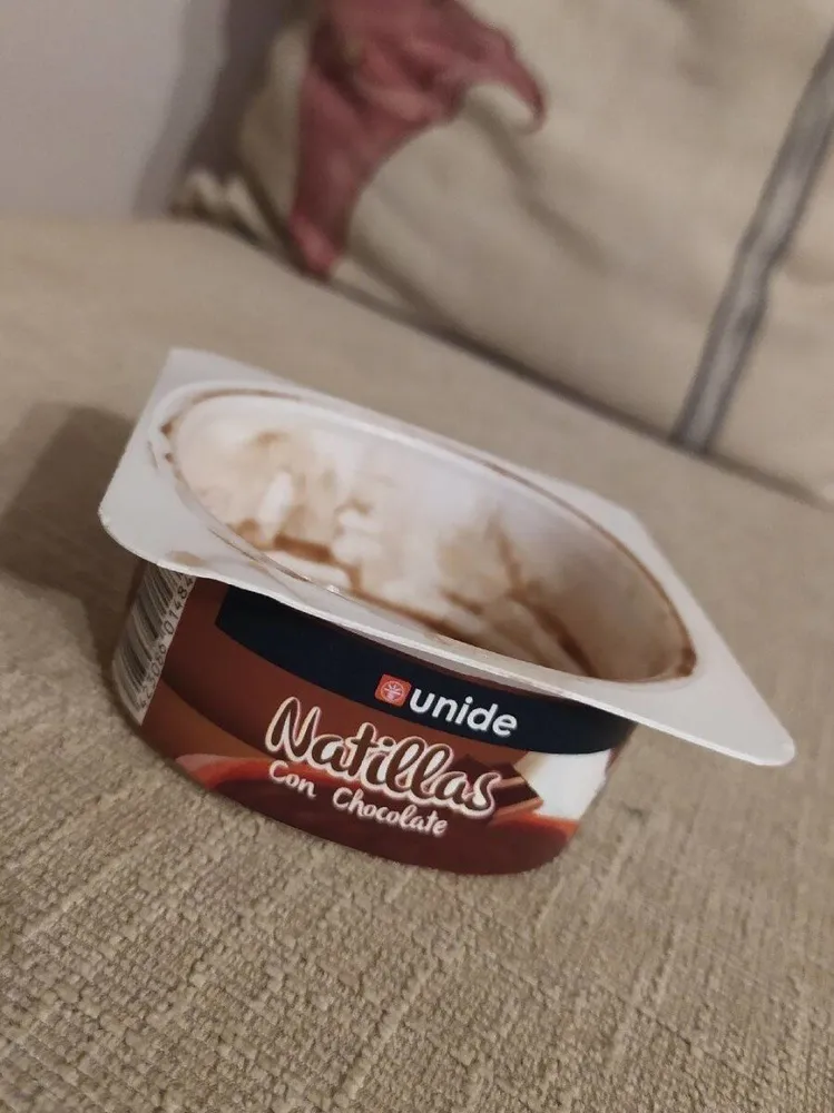 Natillas con chocolate
