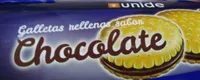 Galletas rellenas sabor chocolate