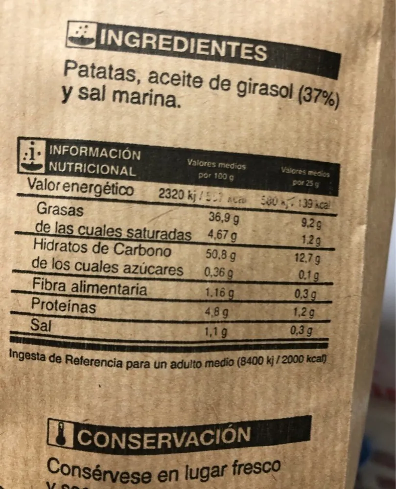 Patatas fritas estilo casero