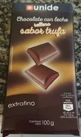Chocolate con leche relleno sabor trufa