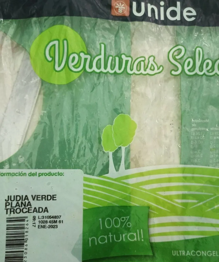 Judía verde plana troceada
