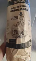 Patatras fritas onduladas